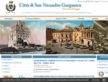Tablet Screenshot of comune.sannicandrogarganico.fg.it